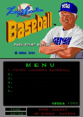 MegaTech: Tommy Lasorda Baseball screen shot title